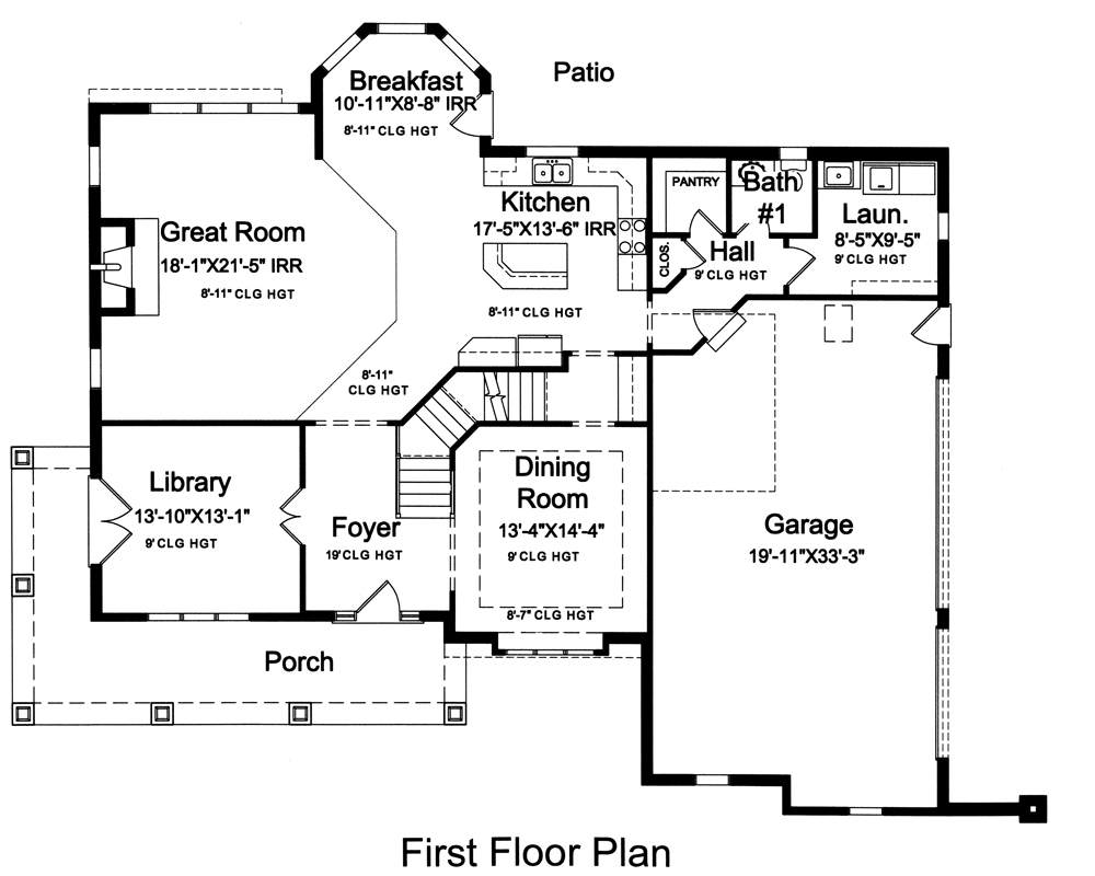 Floor Plan Main Level