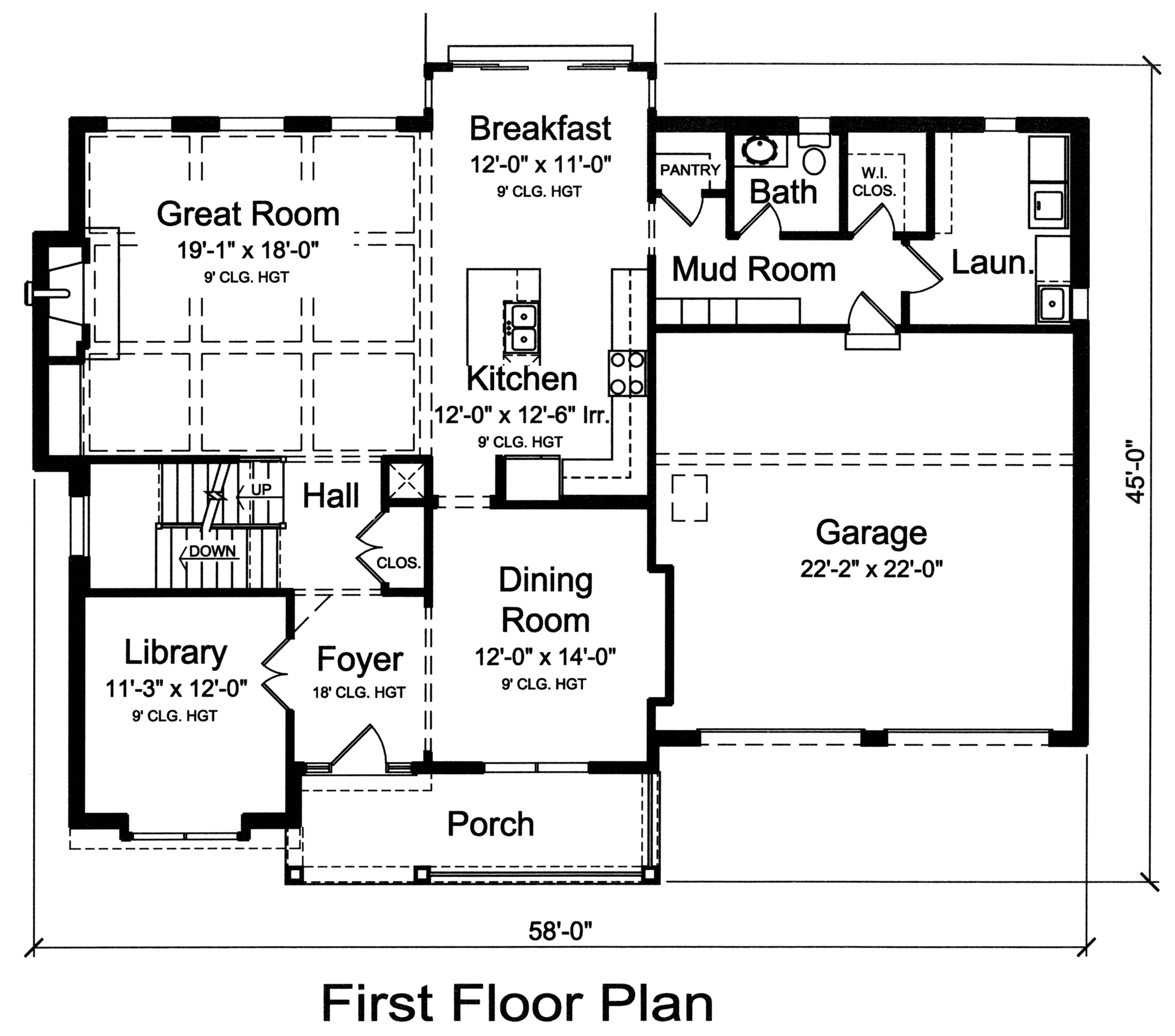 Floor Plan Main Level