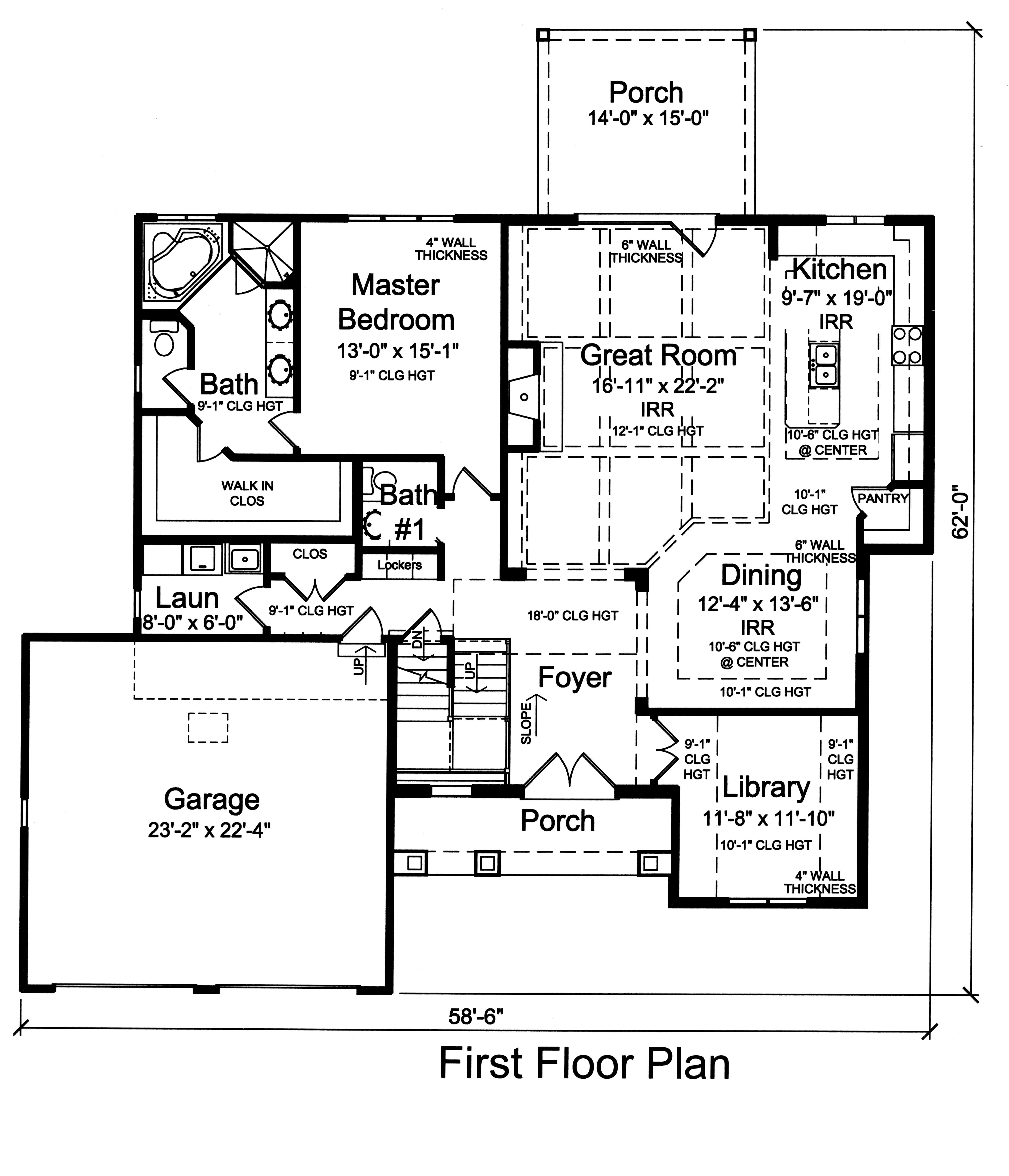 Floor Plan Main Level