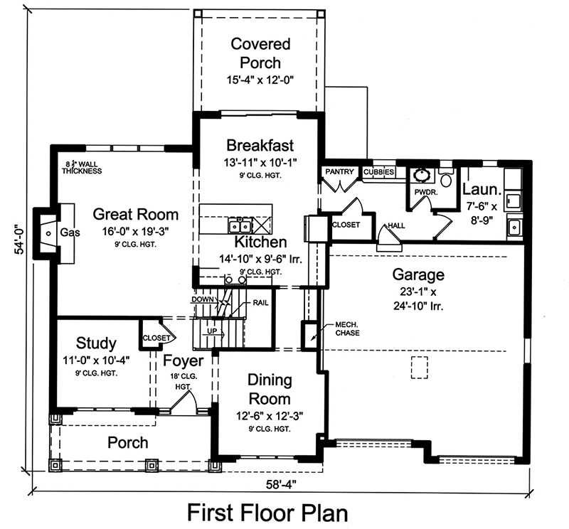 Floor Plan Main Level