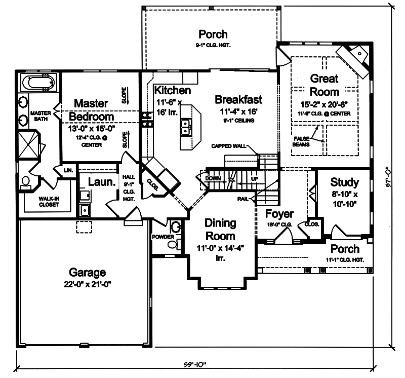 Floor Plan Main Level