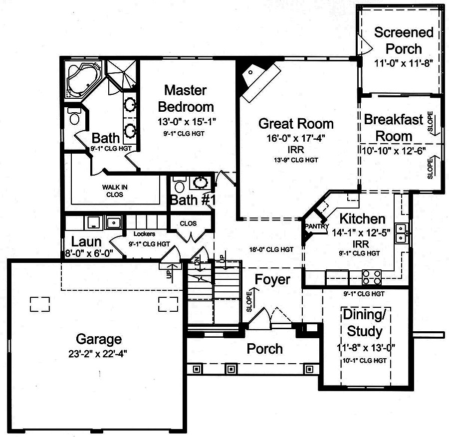 Floor Plan Main Level