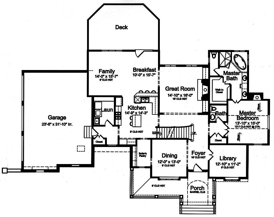 Floor Plan Main Level