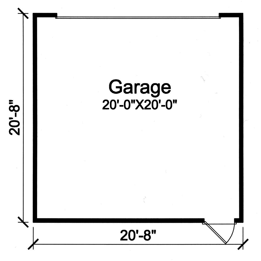 Floor Plan Garage