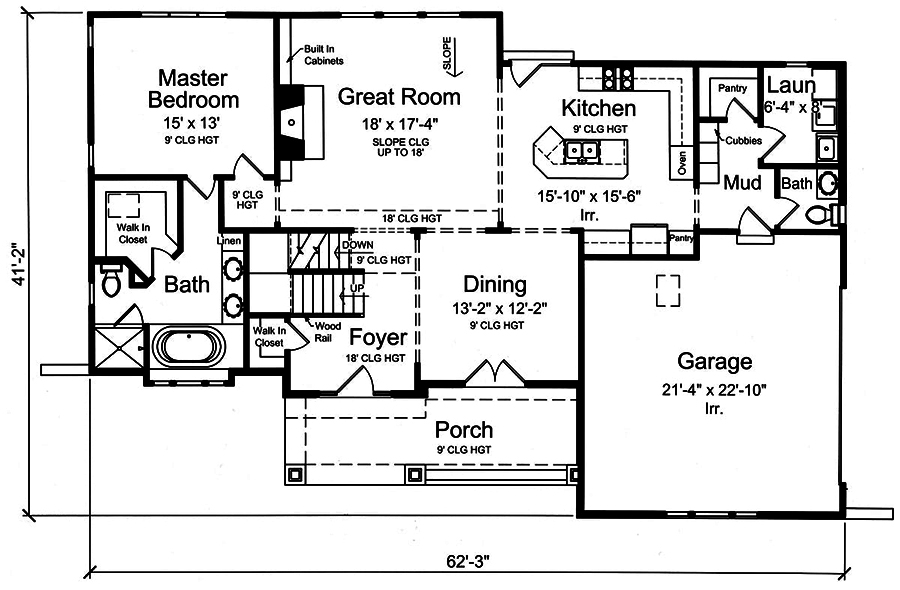 Floor Plan Main Level