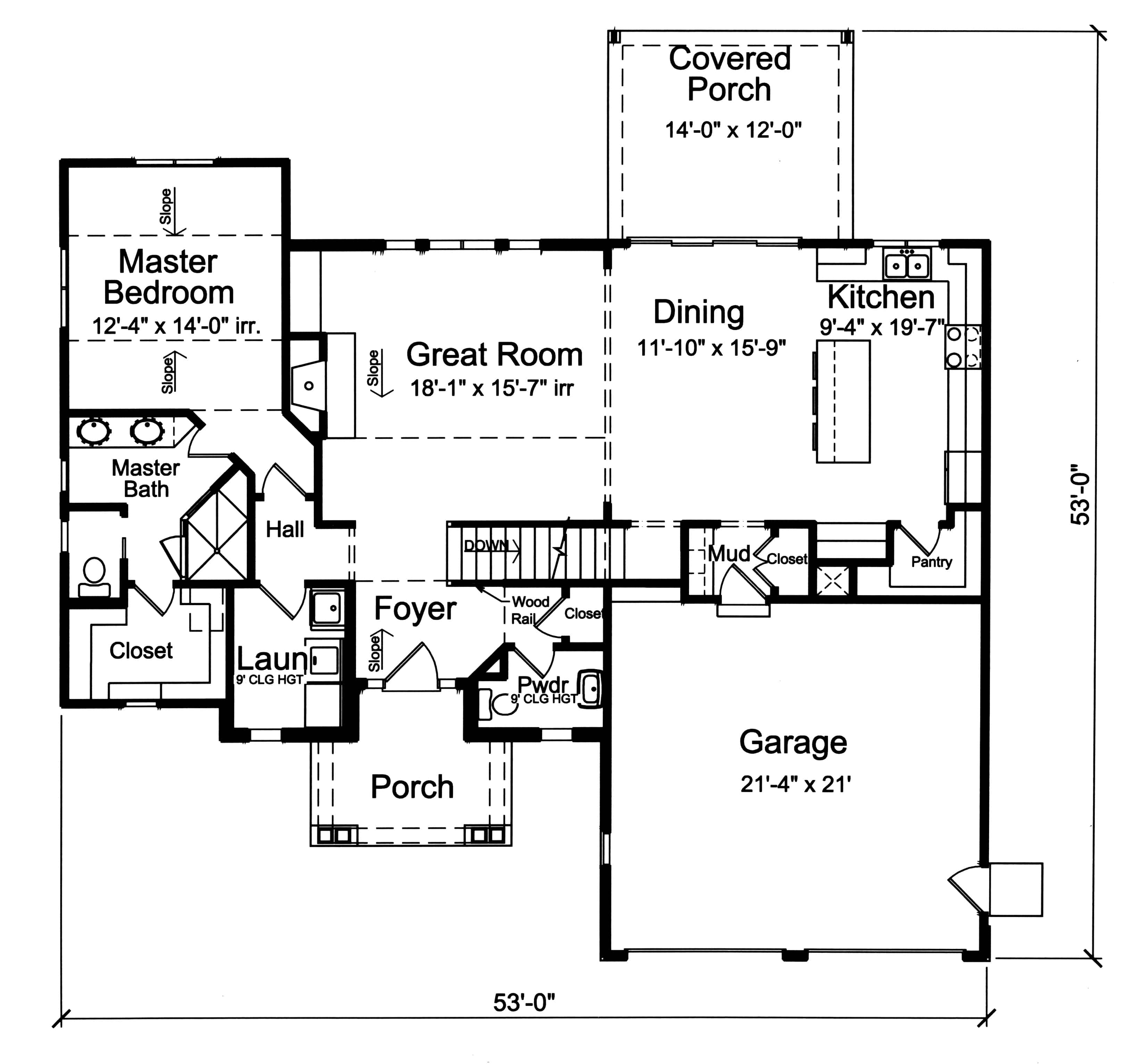 Floor Plan Main Level