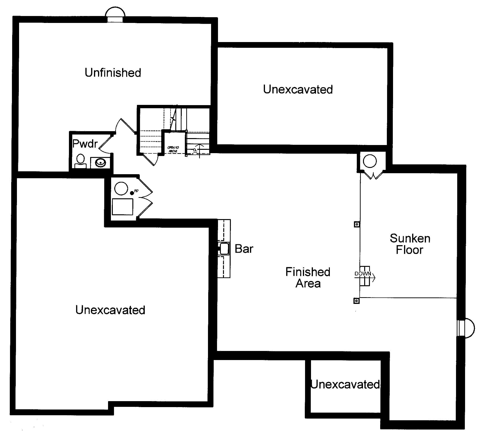 Basement Option Layout