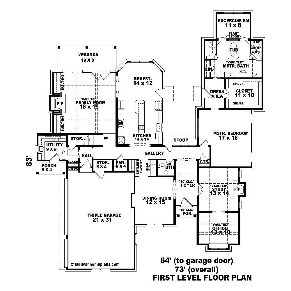 Floor Plan First Story