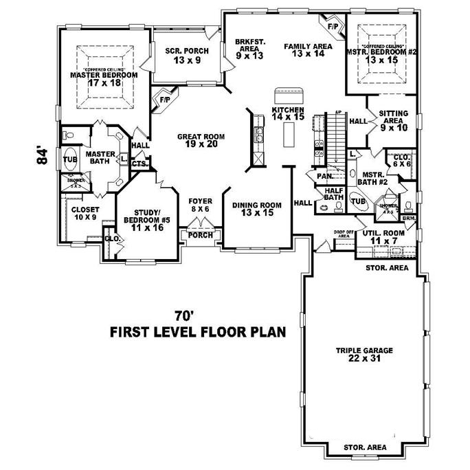 Floor Plan First Story