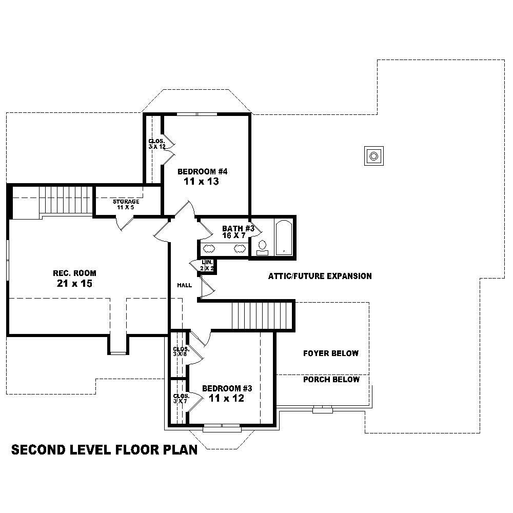 Floor Plan Second Story