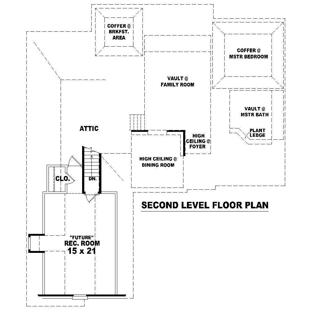 Floor Plan Second Story
