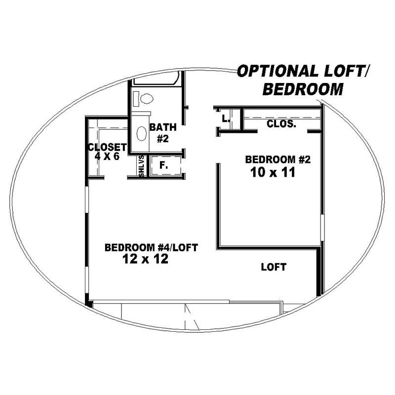Optional Loft/Bedroom