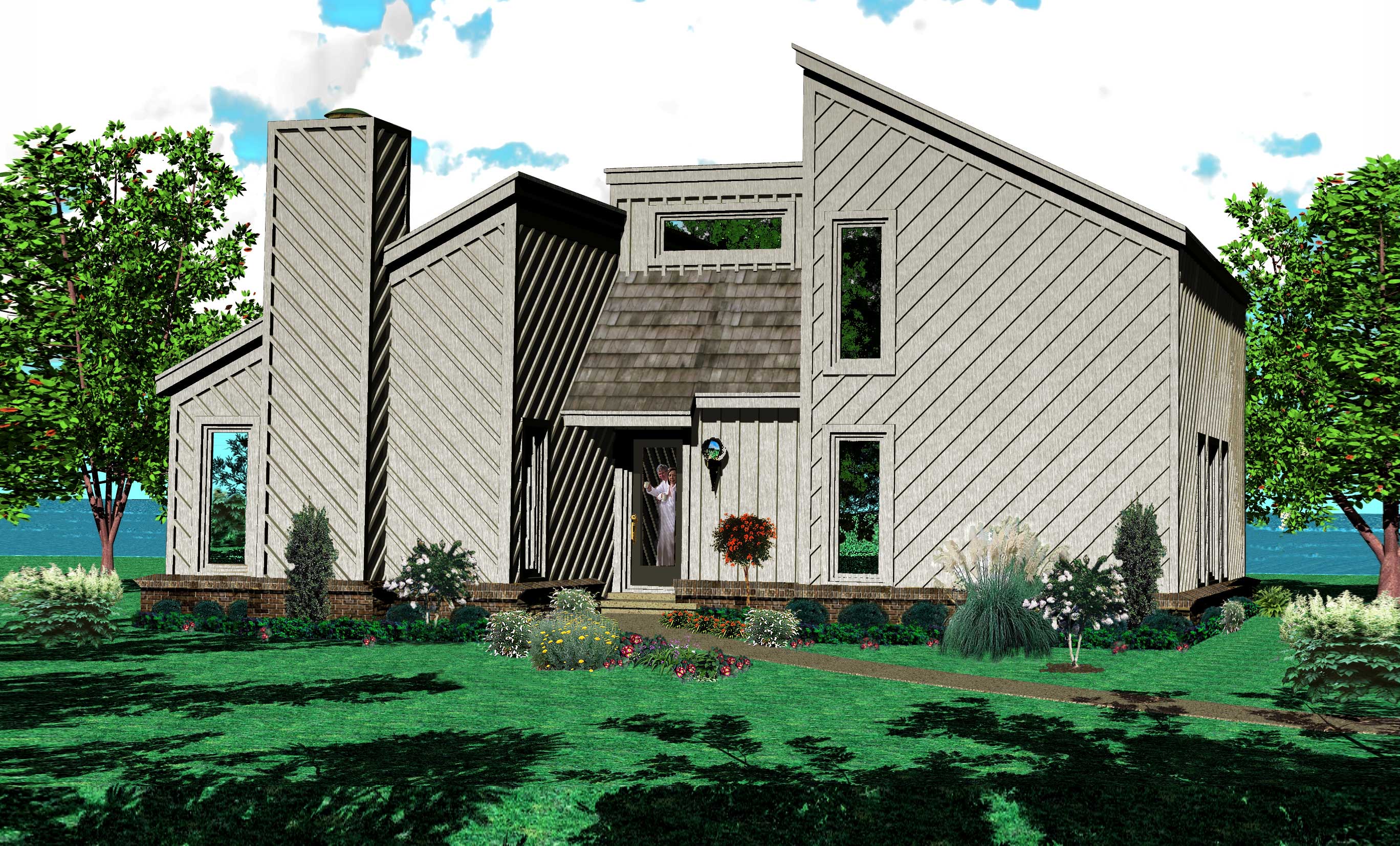 3-Bedroom, 1641 Sq Ft Small House Plans House Plan - 170-1153 - Front Exterior