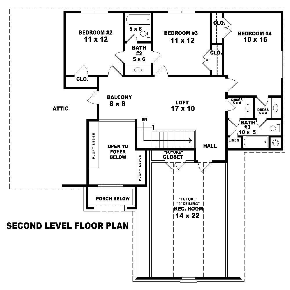 Floor Plan Second Story