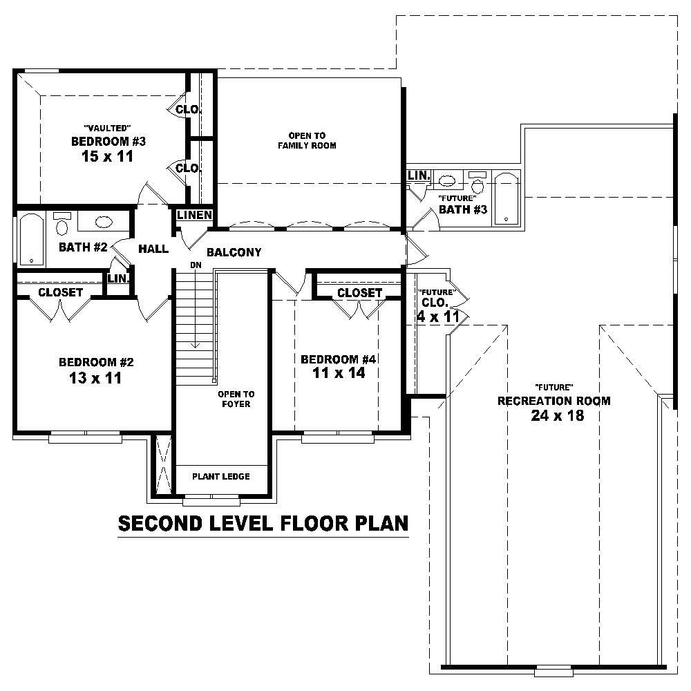 Floor Plan Second Story
