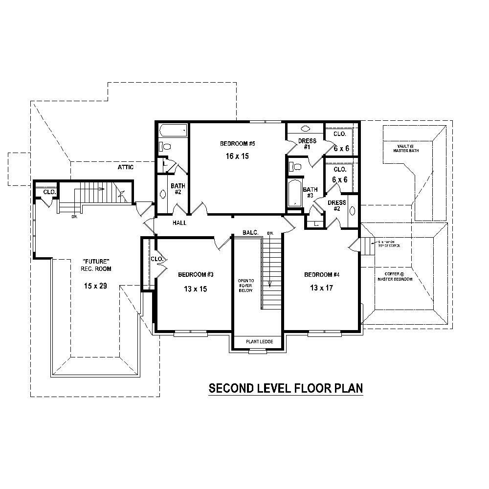 Floor Plan Second Story