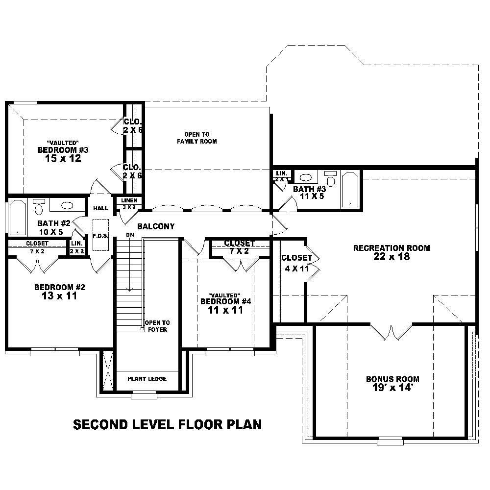 Floor Plan Second Story
