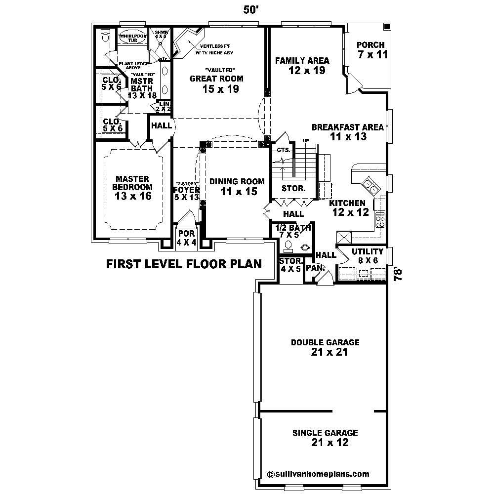 Floor Plan First Story