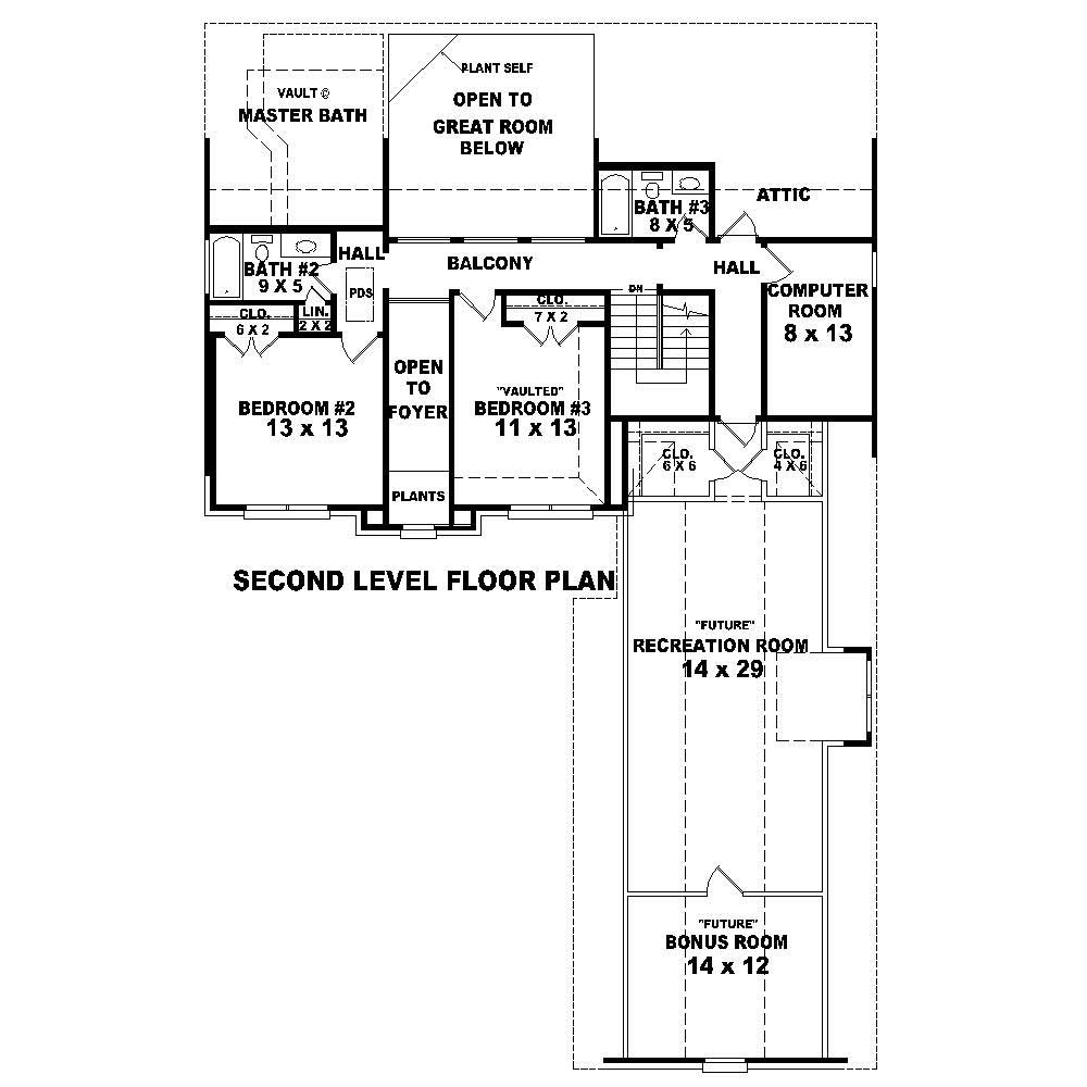 Floor Plan Second Story