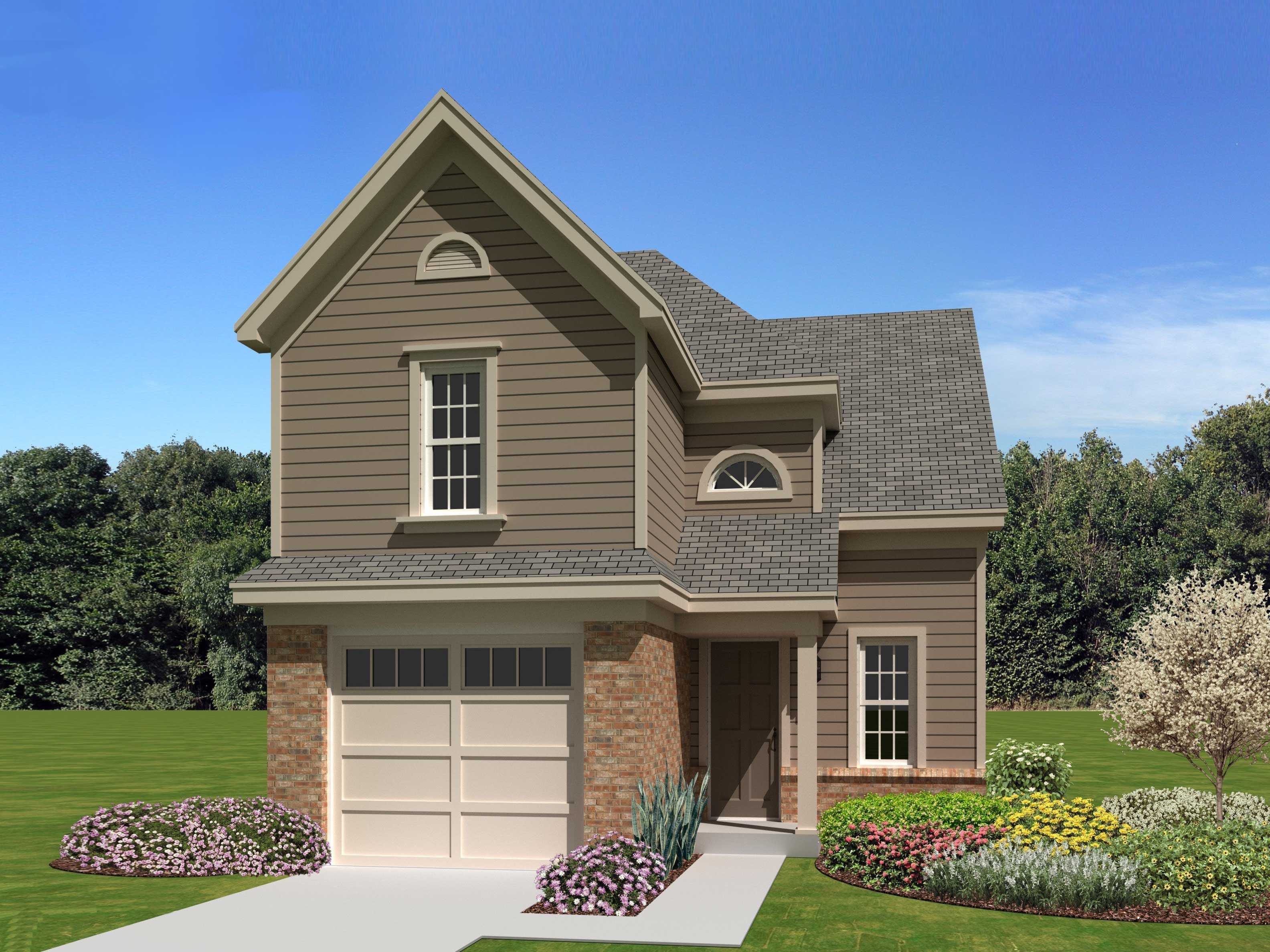 3-Bedroom, 1481 Sq Ft Small House Plans - 170-1207 - Main Exterior