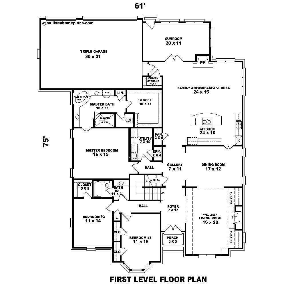 Floor Plan First Story