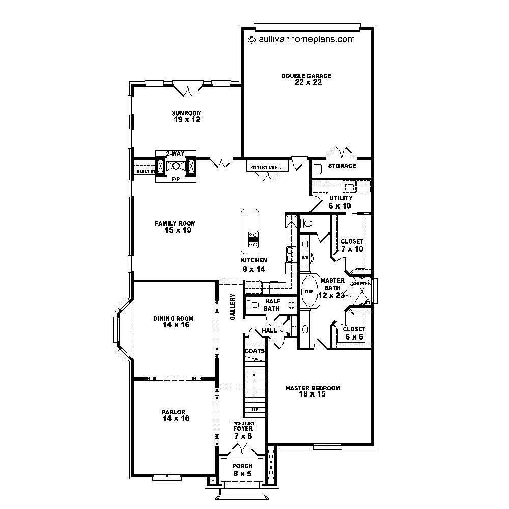 Floor Plan First Story