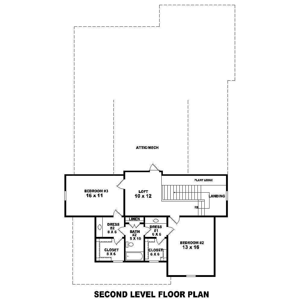 Floor Plan Second Story