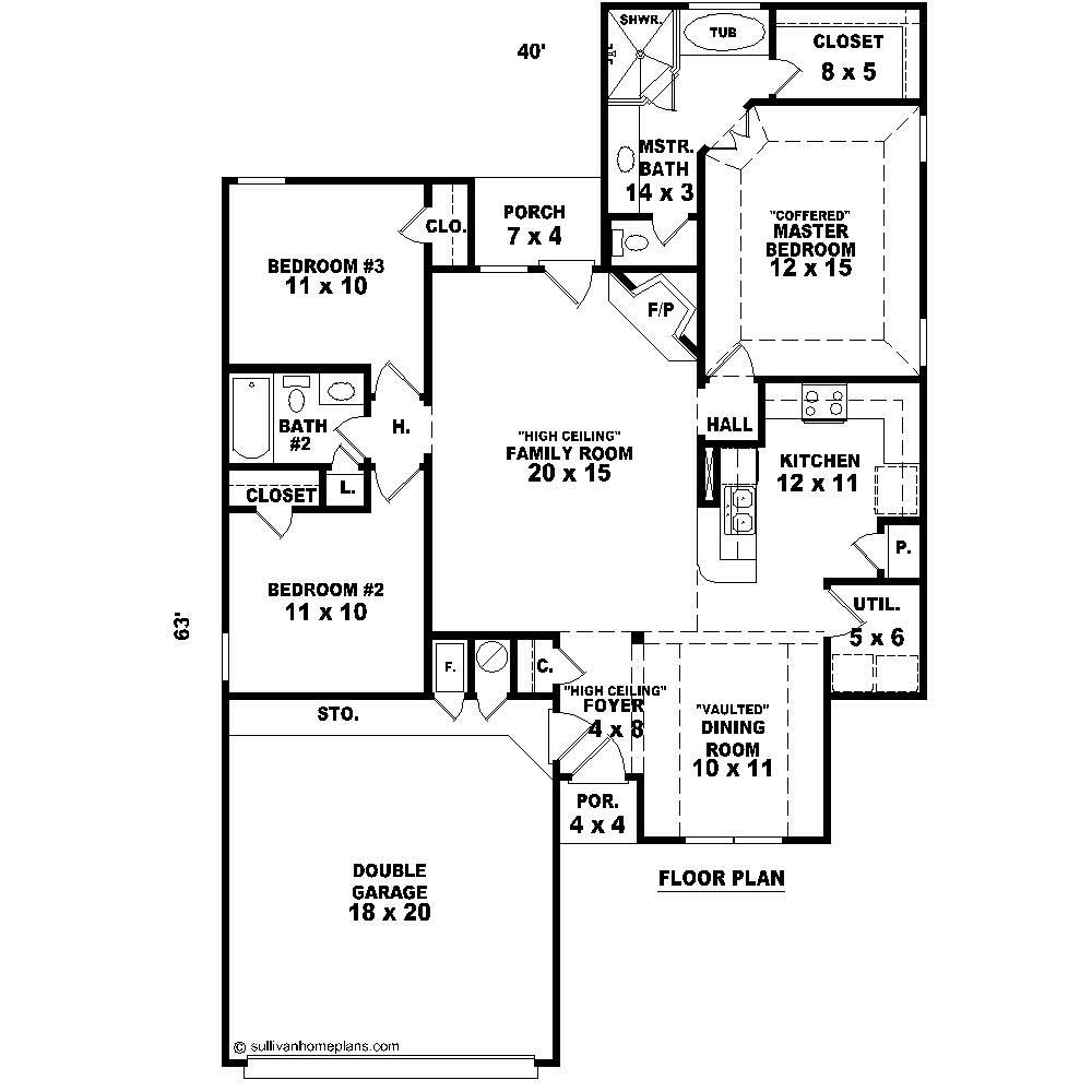 Floor Plan First Story