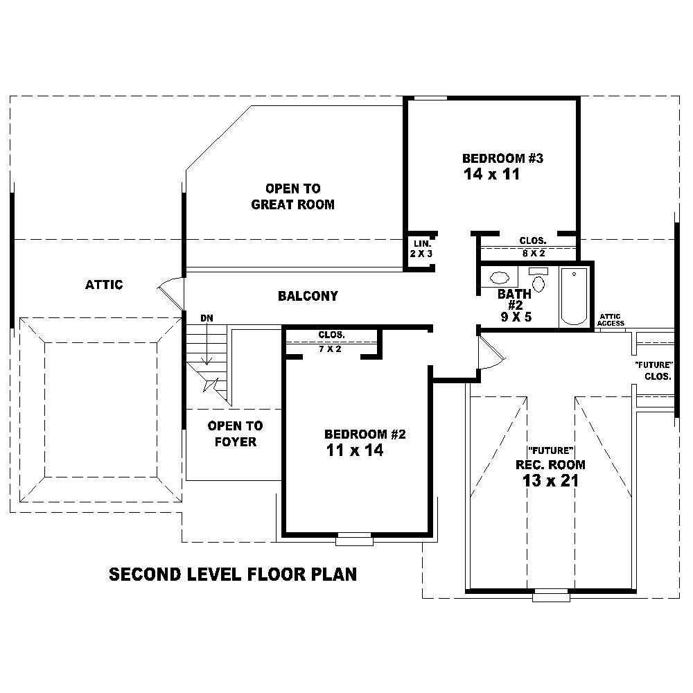 Floor Plan Second Story