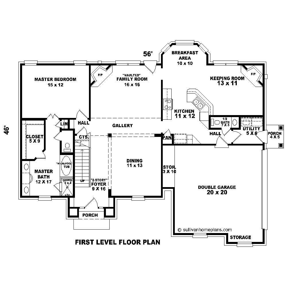 Floor Plan First Story
