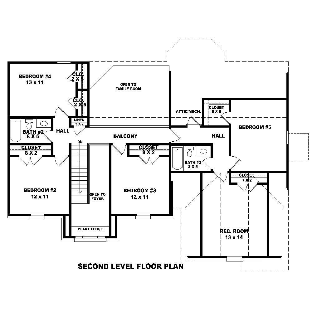 Floor Plan Second Story