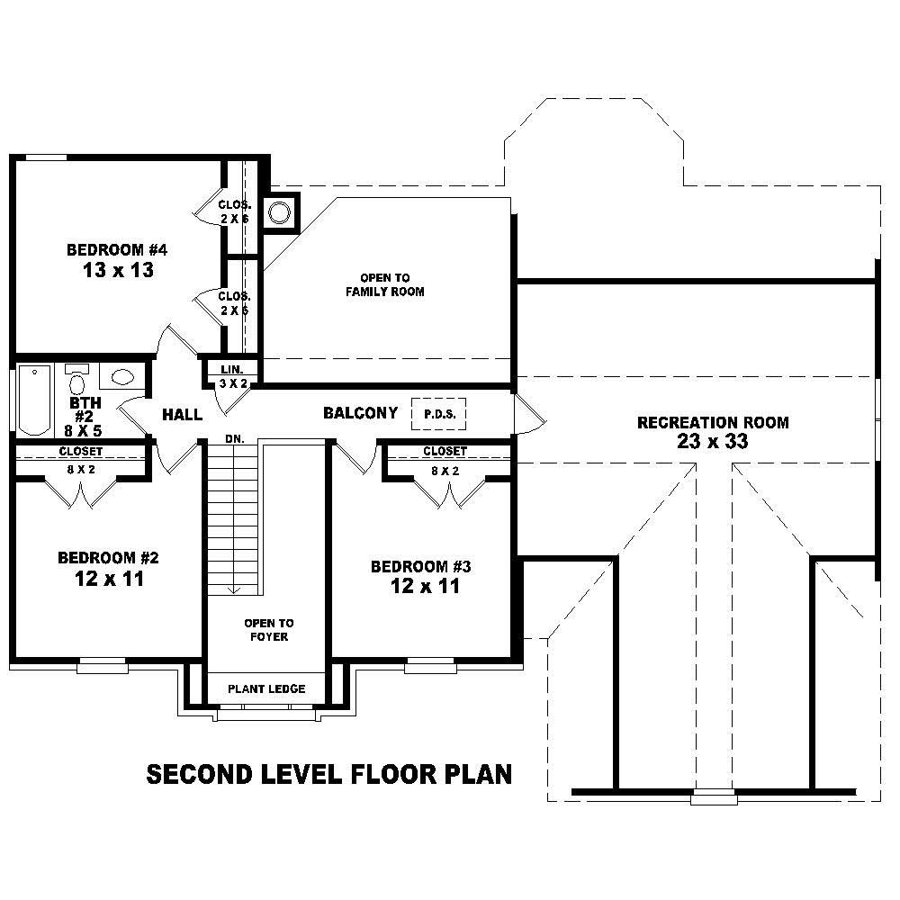 Floor Plan Second Story