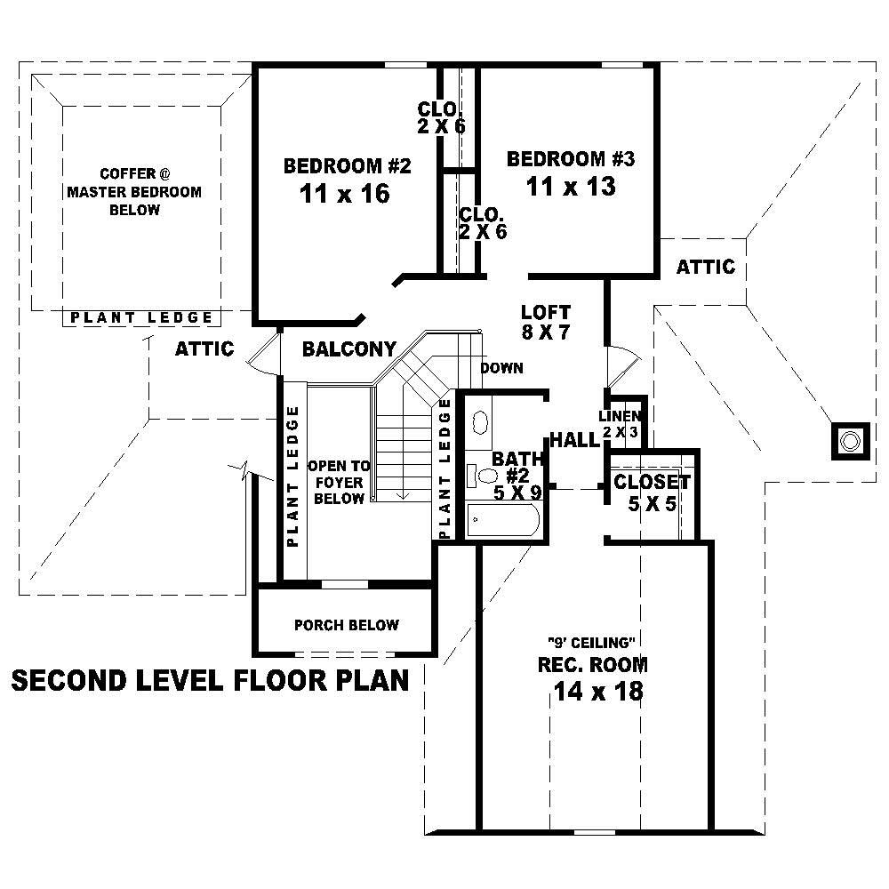 Floor Plan Second Story