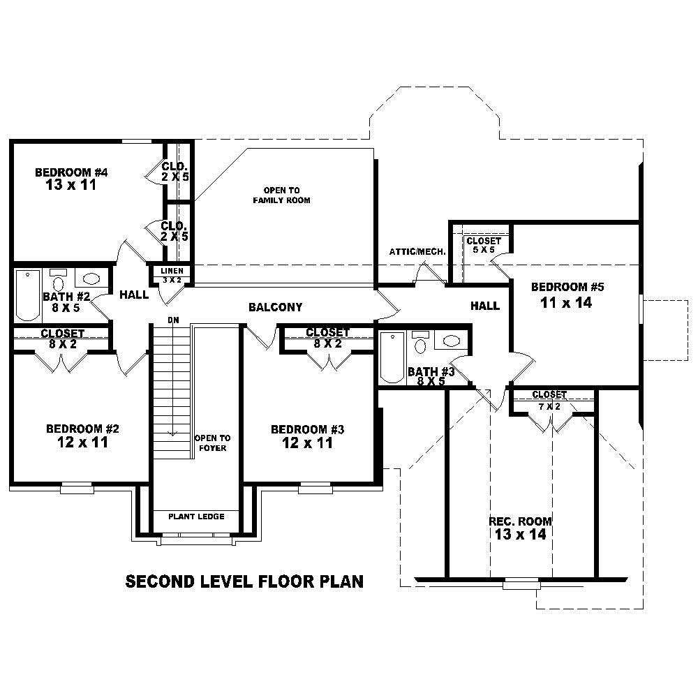 Floor Plan Second Story
