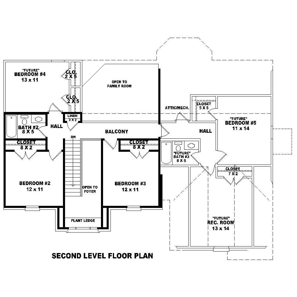 Floor Plan Second Story