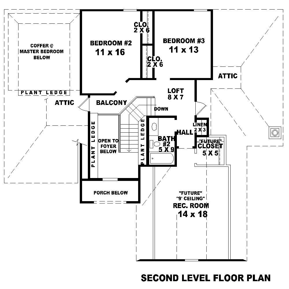 Floor Plan Second Story