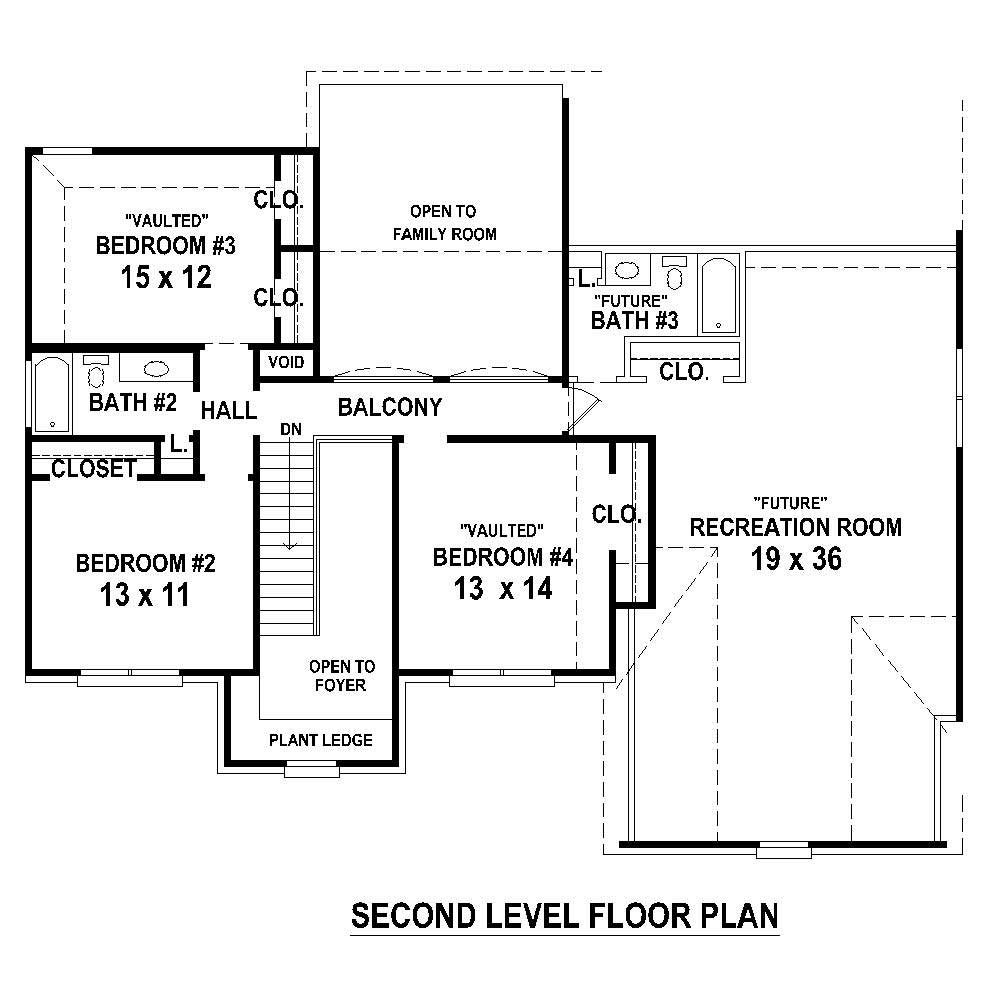 Floor Plan Second Story