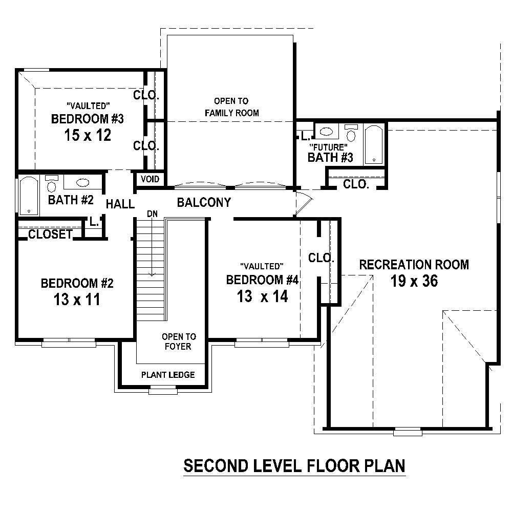 Floor Plan Second Story
