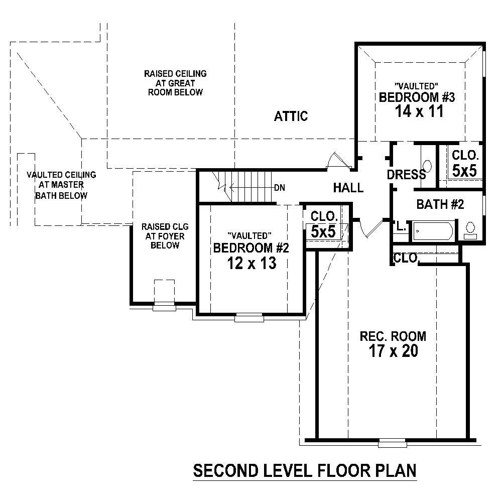 Floor Plan Second Story