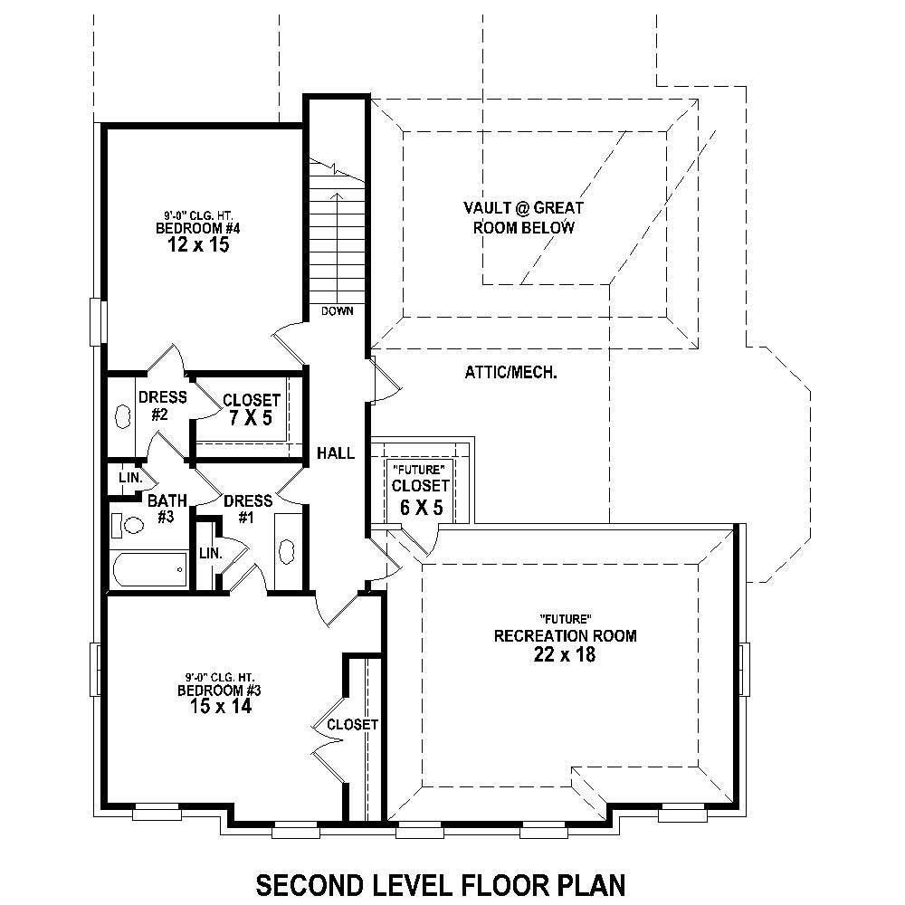 Floor Plan Second Story