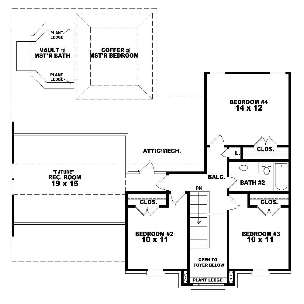 Floor Plan Second Story