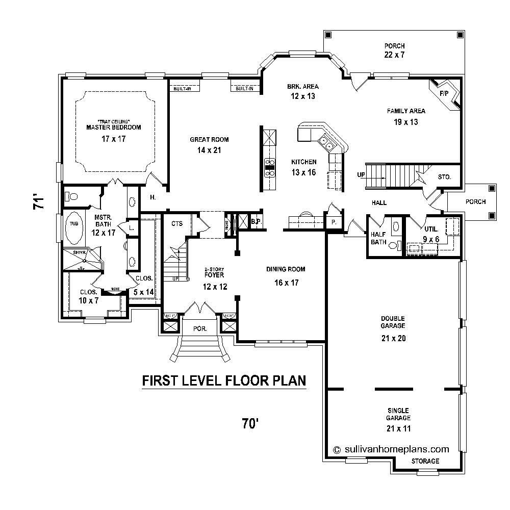 Floor Plan First Story