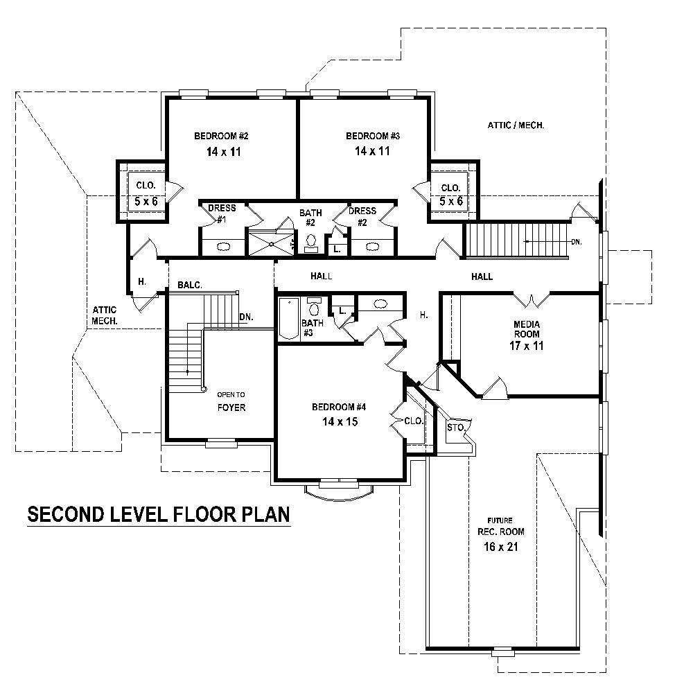 Floor Plan Second Story