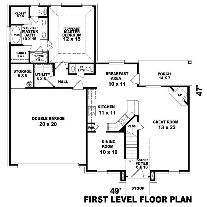 Floor Plan First Story