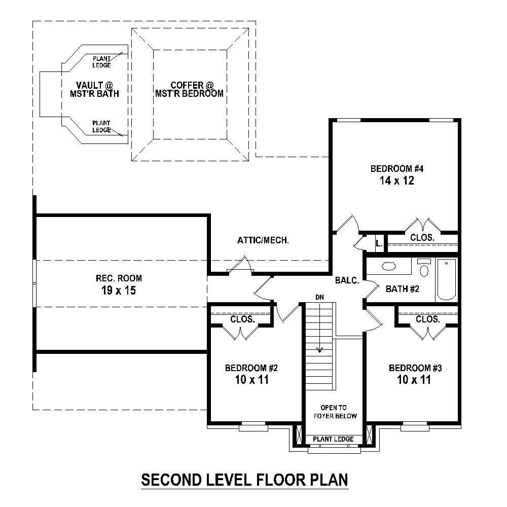 Floor Plan Second Story