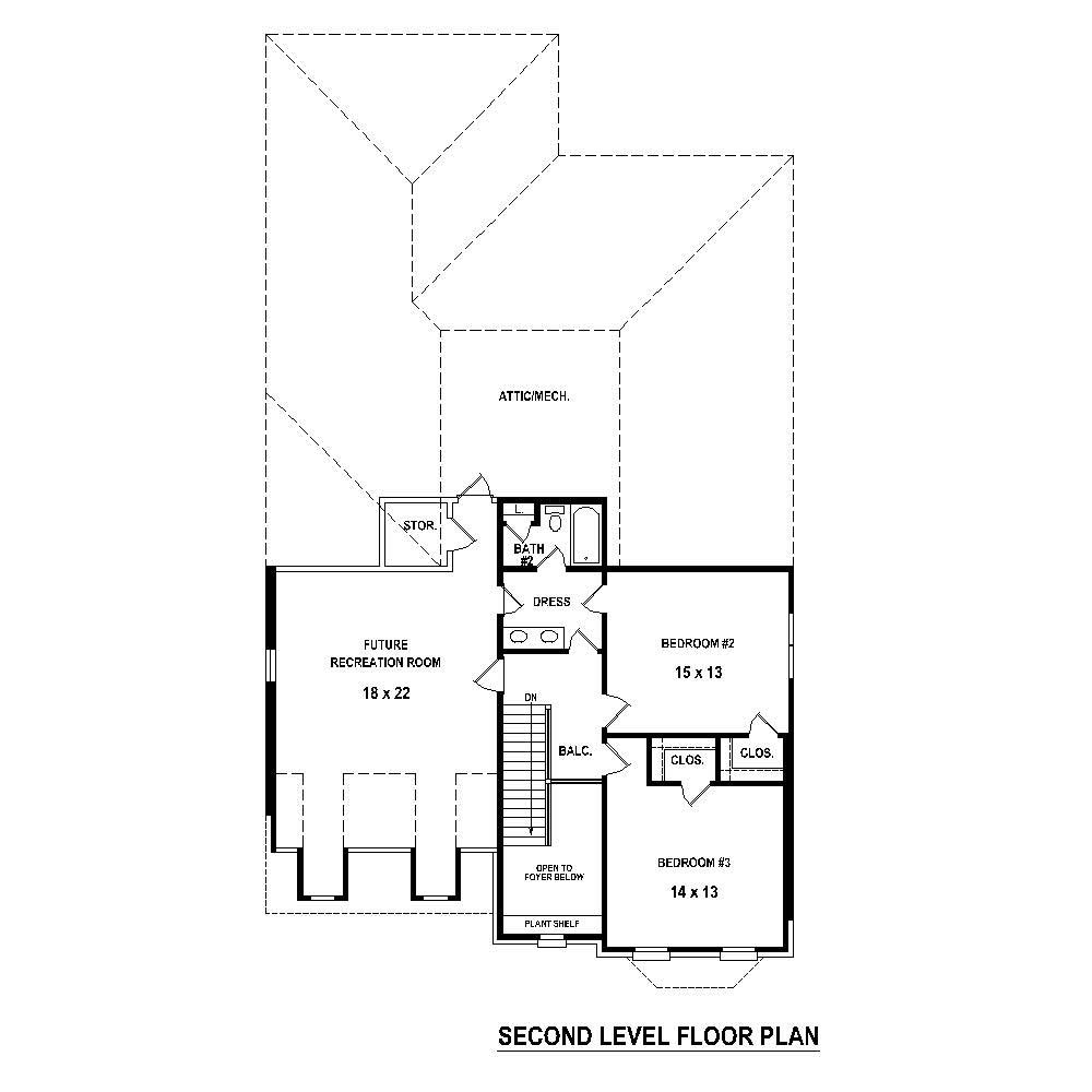 Floor Plan Second Story