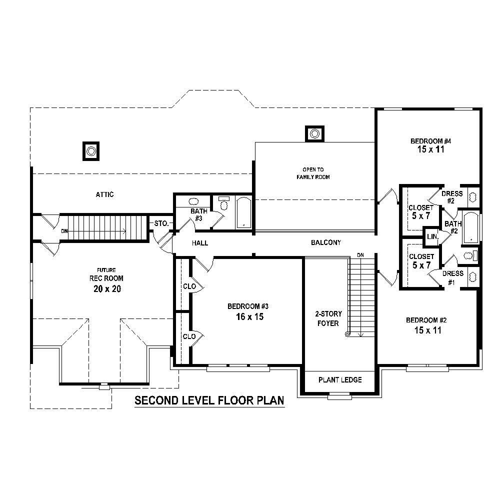 Floor Plan Second Story