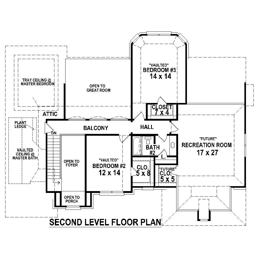 Floor Plan Second Story