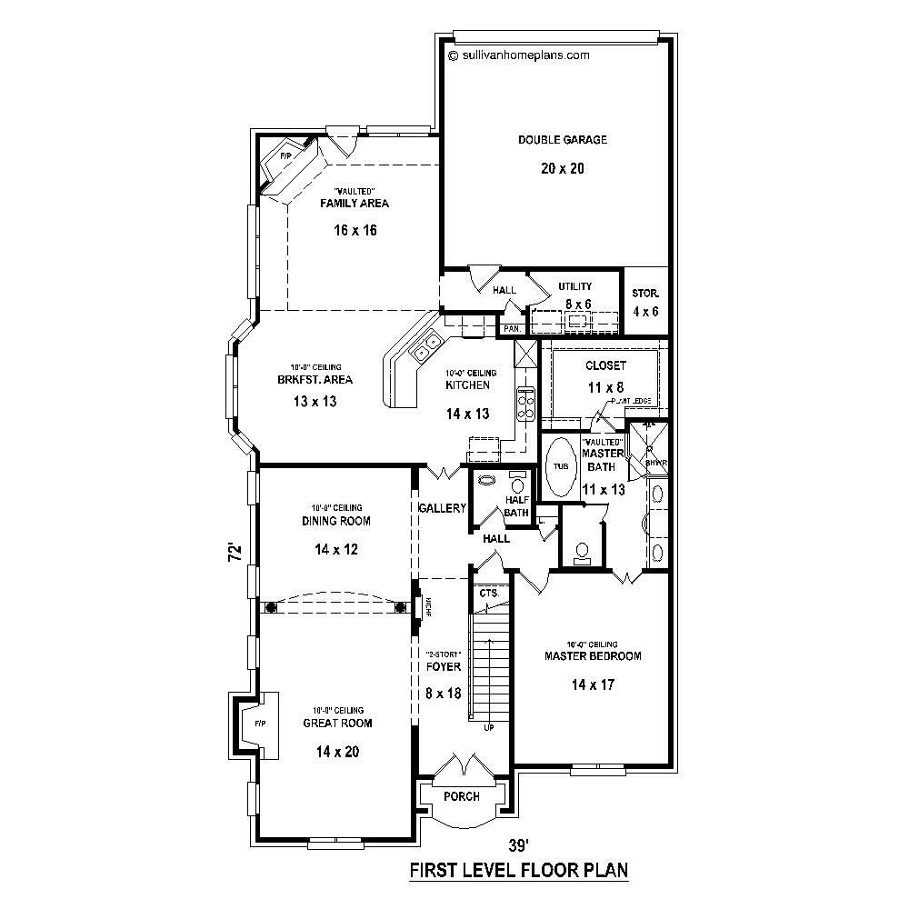 Floor Plan First Story