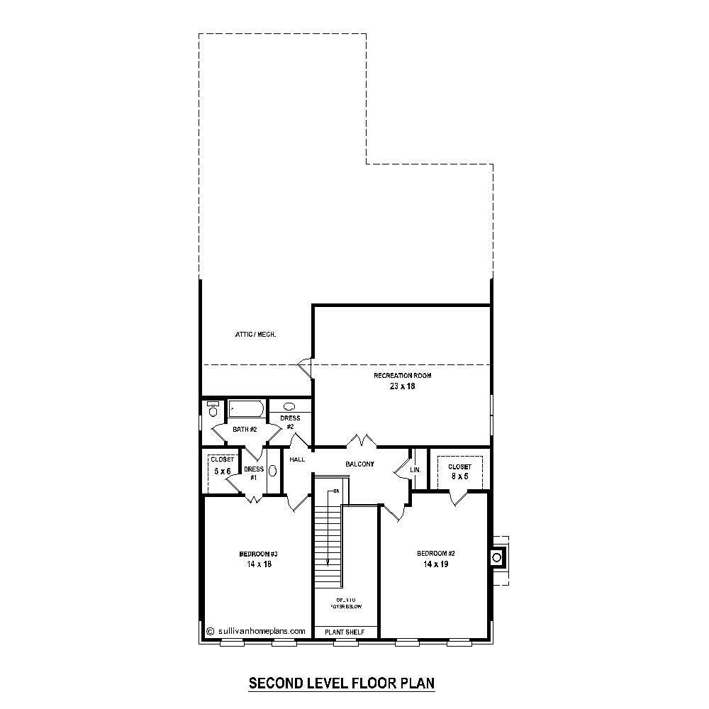 Floor Plan Second Story